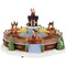 Northlight Animated and Musical Rockin' Reindeer Ride LED Lighted Christmas Village Display - 12"